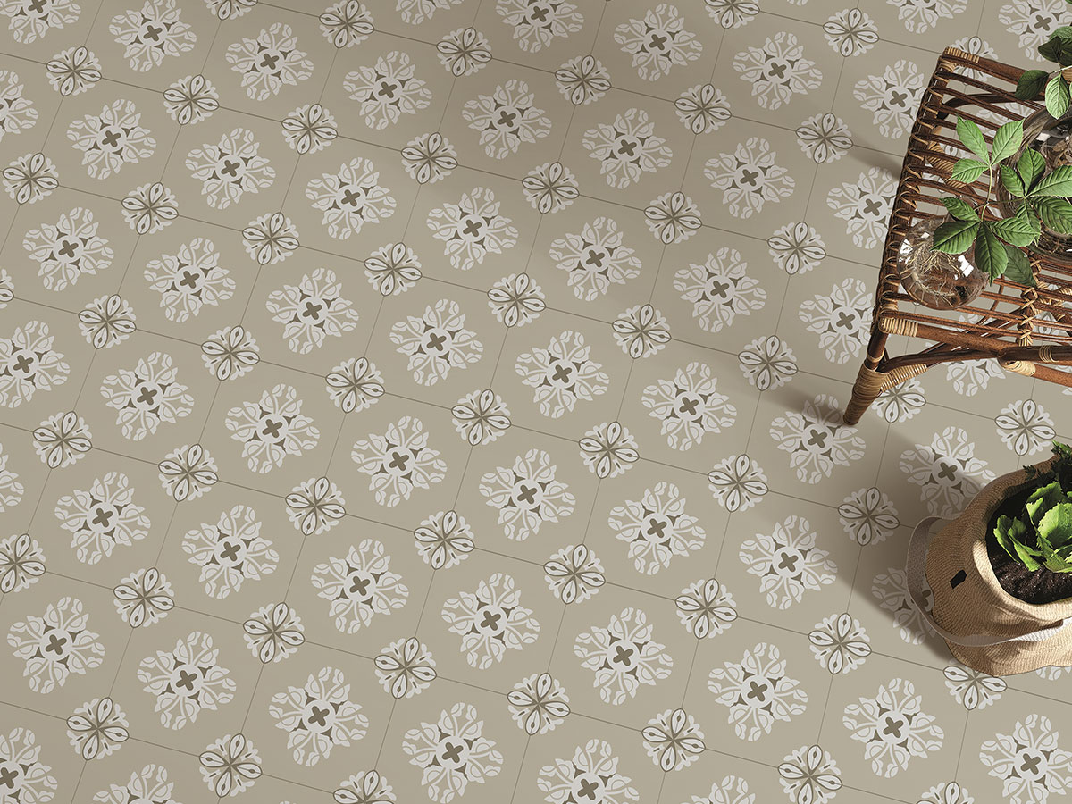 Florid Art Beige